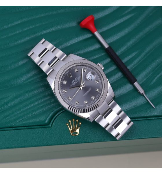 Rolex Datejust 126334 Grey Diamond 41mm