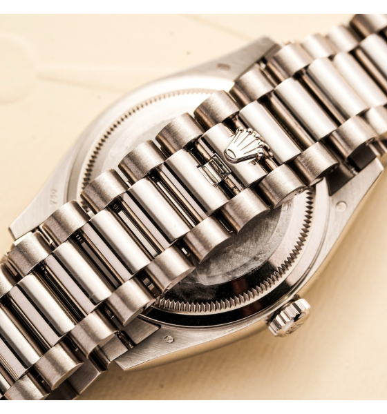 Rolex Day-Date 128239 36mm 18K White Gold Midsize