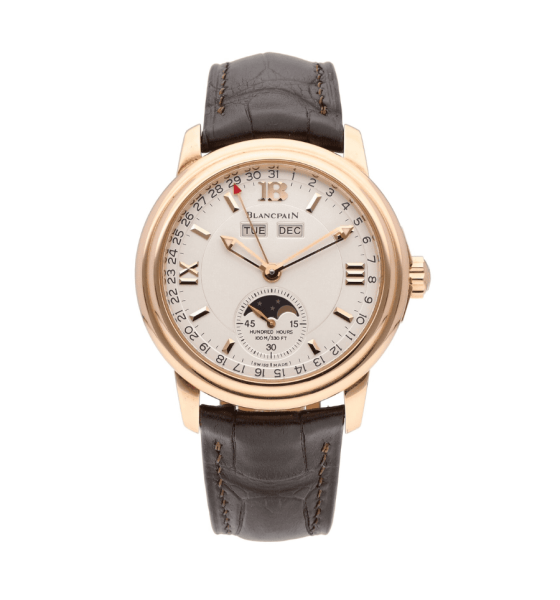 Blancpain Leman Moonphase & Complete Calendar In 18K Rose Gold 38mm
