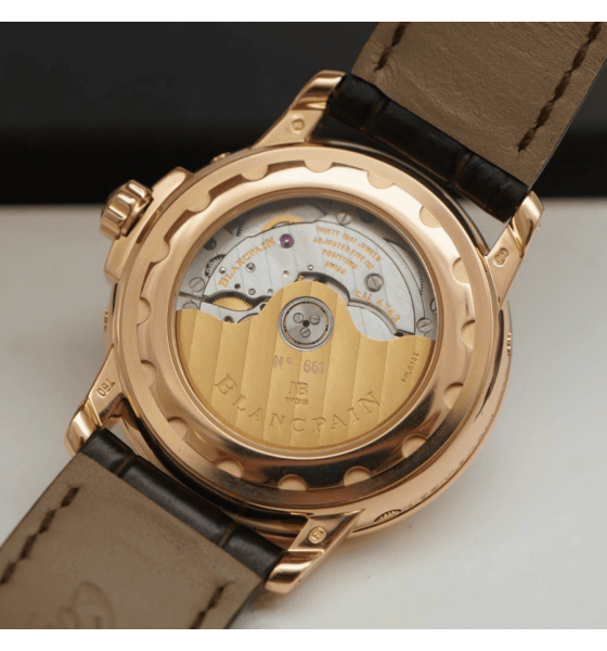 Blancpain Leman Moonphase & Complete Calendar In 18K Rose Gold 38mm