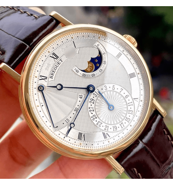 Breguet Classique Power Reserve Moonphase 18K Gold 7137ba/11/9v6