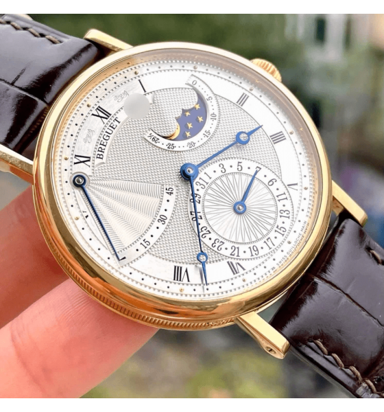 Breguet Classique Power Reserve Moonphase 18K Gold 7137ba/11/9v6