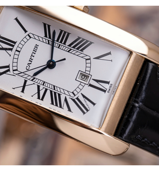 Cartier Tank W2609156 Americaine Large 18k Rose Gold