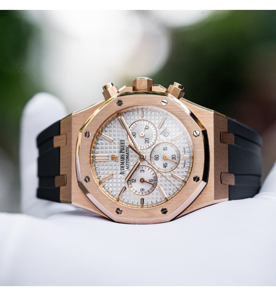 Audemars piguet royal oak chronograph 41mm 18k rose gold 26320or.oo.d088cr.01