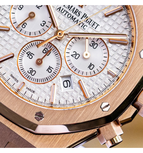 Audemars piguet royal oak chronograph 41mm 18k rose gold 26320or.oo.d088cr.01