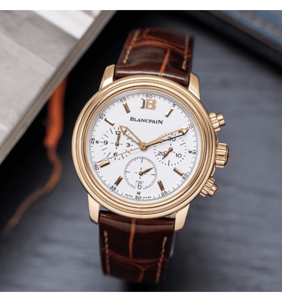 Blancpain Leman Chronograph Yellow Gold Automatic Ref. 2185-1418-53