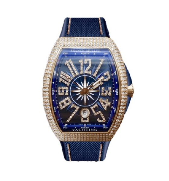 Đồng Hồ Franck Muller Yatching V41 Rose Gold Diamonds