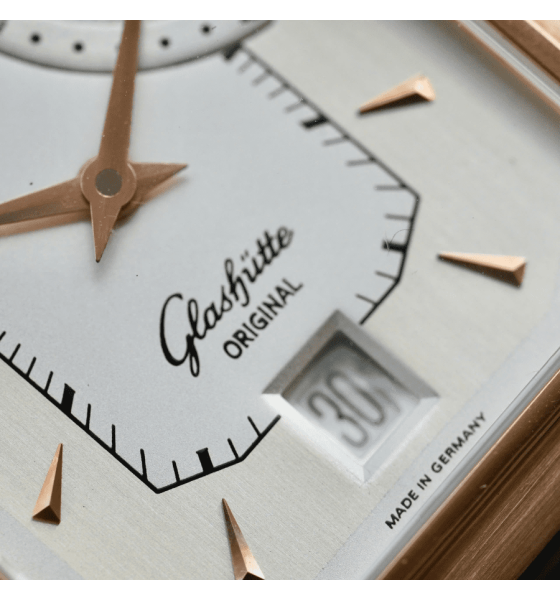 Glashutte Original Karree 1845 Moonpahse Power Reserve 18k Gold