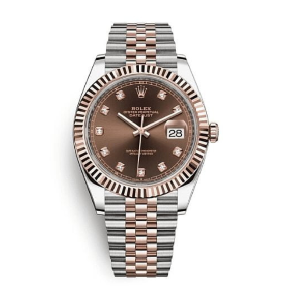 Đồng Hồ Rolex Datejust 41mm Steel & Everose Gold 126331-0004 Chocolate Dial