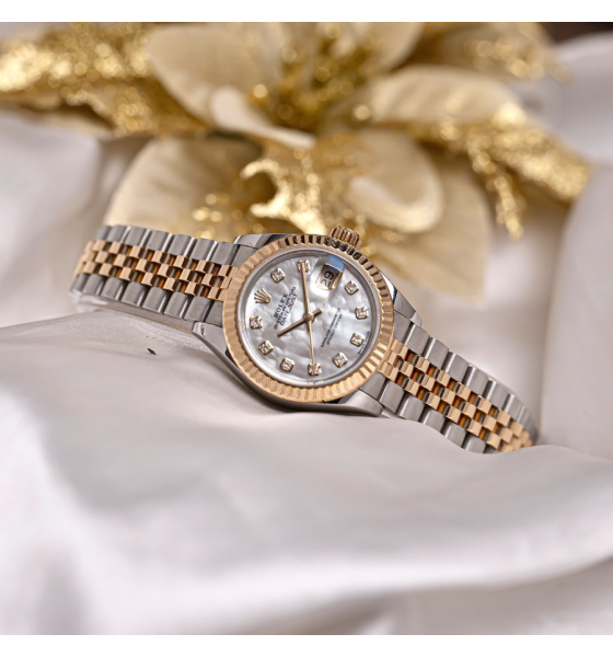 Rolex Datejust Lady 279173-0013 mặt số Mop dây Jubilee