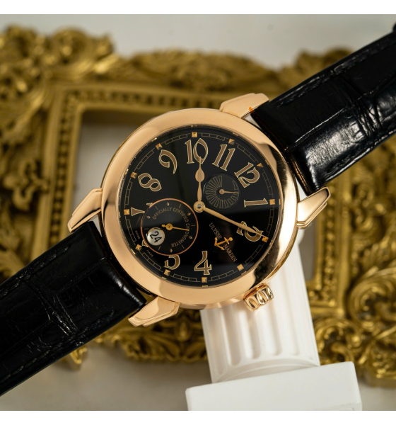 Ulysse Nardin 18k Rose Gold Mens Watch 276-88/52