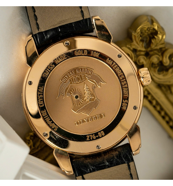 Ulysse Nardin 18k Rose Gold Mens Watch 276-88/52