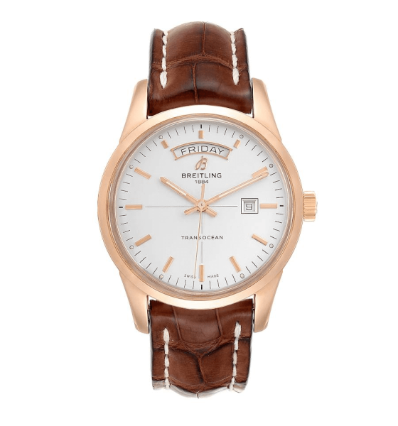 Đồng Hồ Breitling Transocean Day Date R4531012/g752-2ct Rose Gold 18k