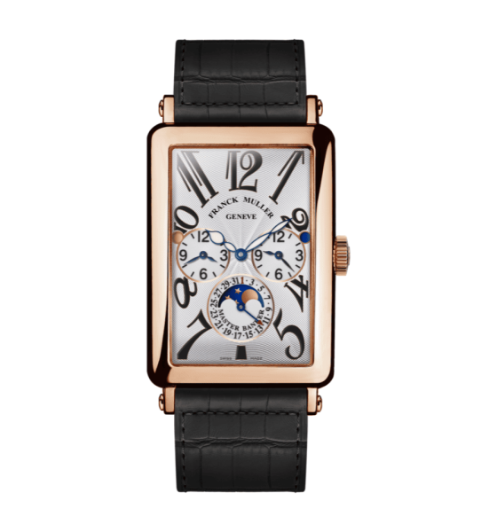 Franck Muller Large Master Banker Moonphase Day Night Three Times 18k Rose Gold 1250 MB L DT-2