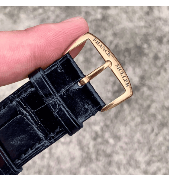 Franck Muller Large Master Banker Moonphase Day Night Three Times 18k Rose Gold 1250 MB L DT-2