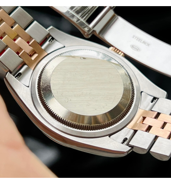 Đồng hồ ROLEX DATEJUST PINK JUBILEE DIAMOND DIAL FLUTED 18K ROSE GOLD BEZEL JUBILEE BRACELET 116231PJDJ