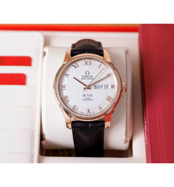 Omega De Ville 41mm 431.53.41.22.02.001 Co-Axial Chronometer Annual Calender