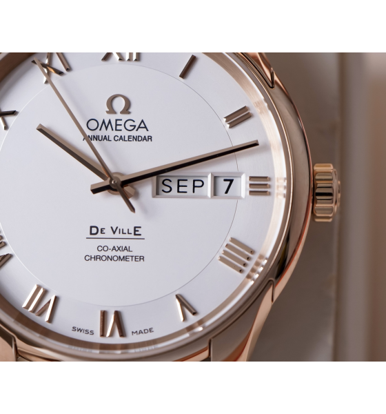 Omega De Ville 41mm 431.53.41.22.02.001 Co-Axial Chronometer Annual Calender