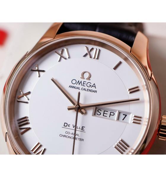 Omega De Ville 41mm 431.53.41.22.02.001 Co-Axial Chronometer Annual Calender