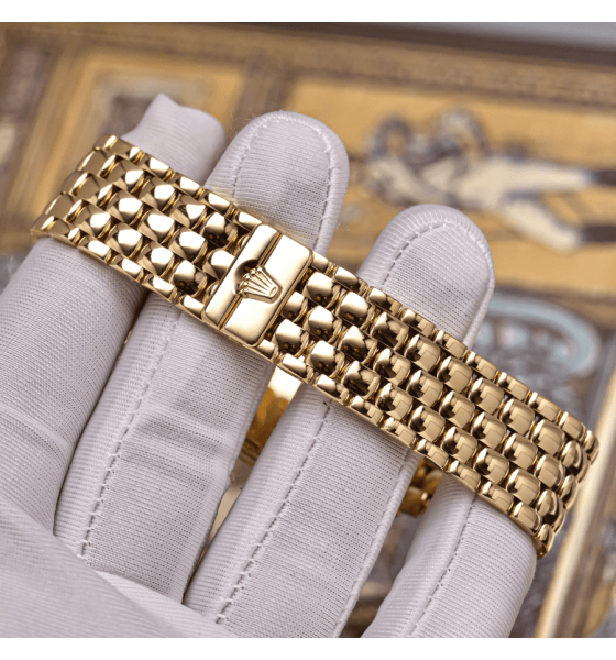 Rolex Cellini Cellissima 18k Yellow Gold Champagne Dial Ladies 6633