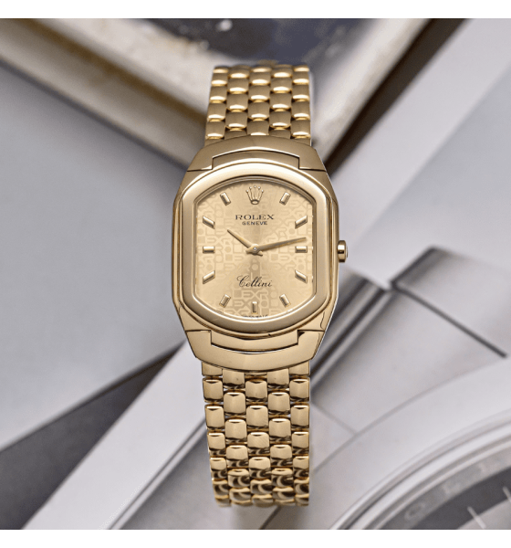 Rolex Cellini Cellissima 18k Yellow Gold Champagne Dial Ladies 6633