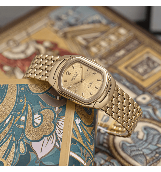 Rolex Cellini Cellissima 18k Yellow Gold Champagne Dial Ladies 6633