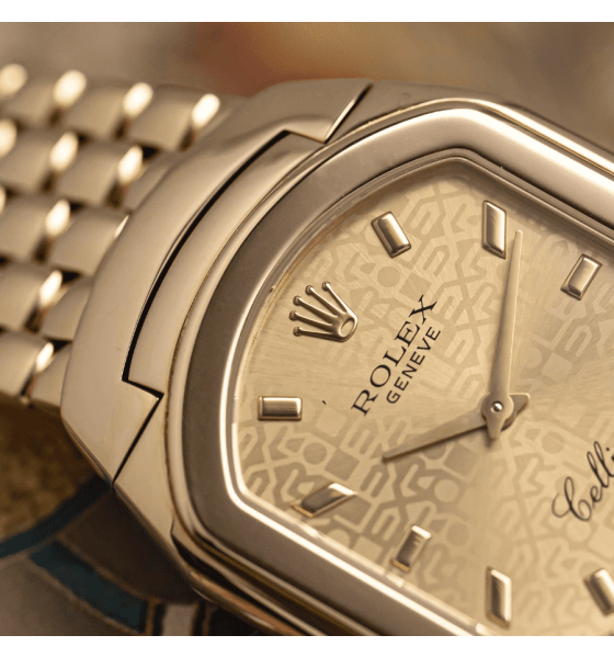 Rolex Cellini Cellissima 18k Yellow Gold Champagne Dial Ladies 6633
