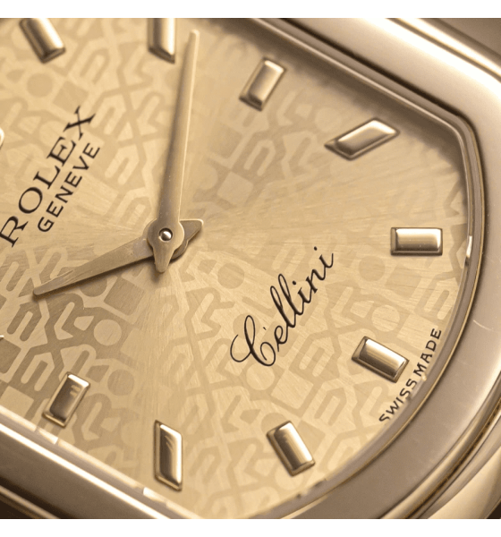 Rolex Cellini Cellissima 18k Yellow Gold Champagne Dial Ladies 6633