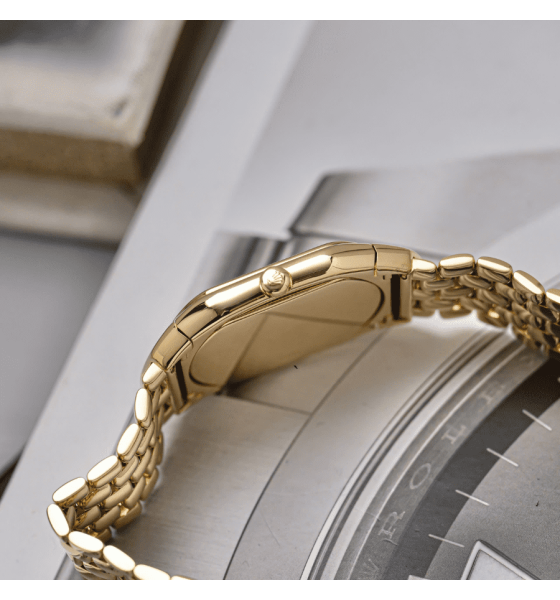 Rolex Cellini Cellissima 18k Yellow Gold Champagne Dial Ladies 6633