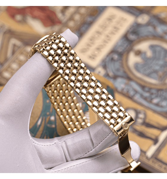 Rolex Cellini Cellissima 18k Yellow Gold Champagne Dial Ladies 6633