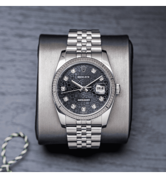 Rolex DateJust 116234 vi tính đen