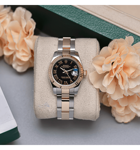 Rolex Datejust Lady 179171 Black Dial