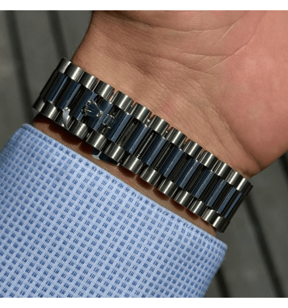 Rolex Day-Date 228239-0046 vàng trắng, cọc la mã