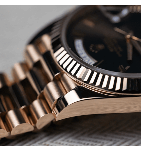 Rolex Day-Date 40 228235-0002 Mặt số nâu chocolate Cọc số La Mã