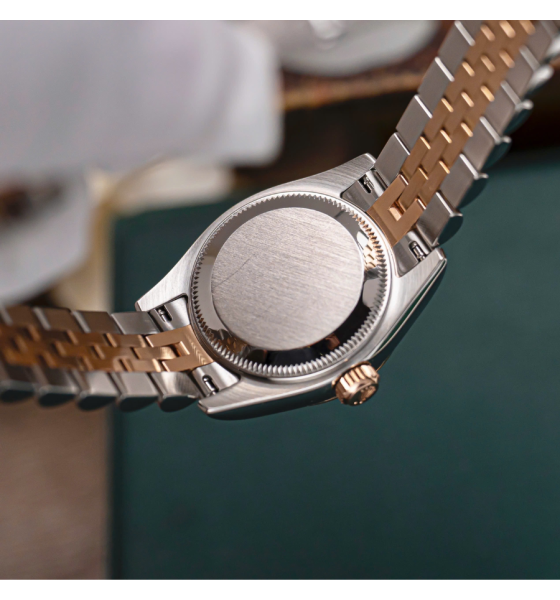 Rolex Lady Datejust 179171 Mặt Số Hồng Demi Hồng Cọc Số Kim Cương