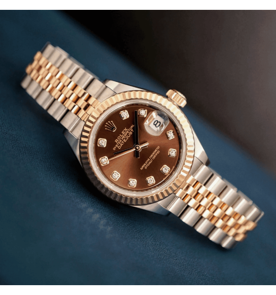 Rolex Lady-Datejust 279171-0011 Steel and Everose Gold chocolate