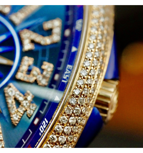 Đồng Hồ Franck Muller Yatching V41 Rose Gold Diamonds
