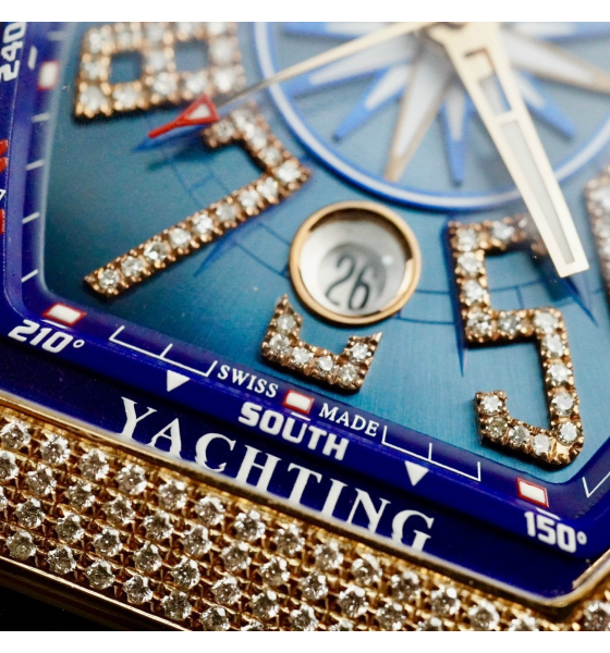 Đồng Hồ Franck Muller Yatching V41 Rose Gold Diamonds