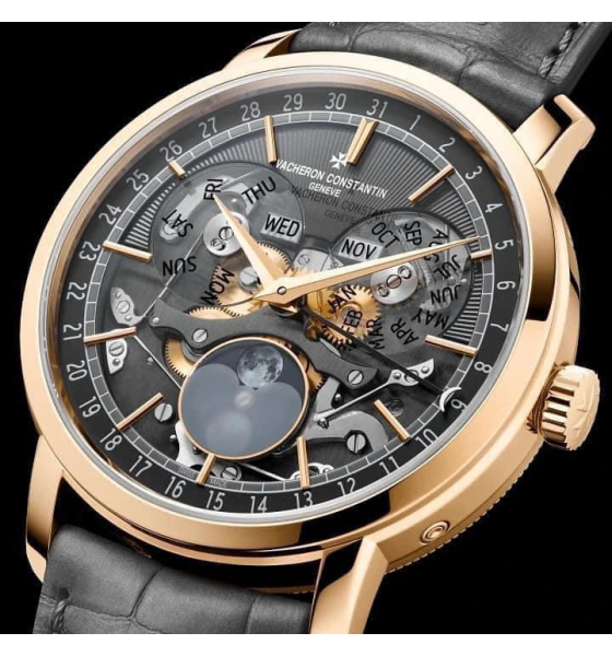 Đồng Hồ Vacheron Constantin Traditionnelle Complete Calendar Openface 41mm 4020T/000R-B654