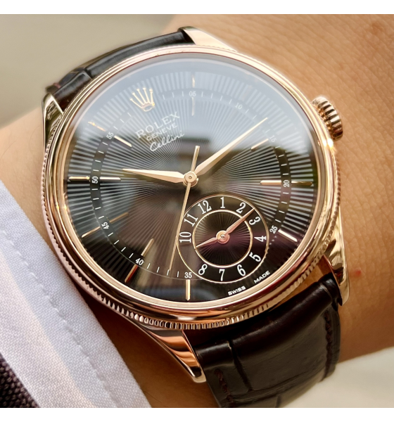 Đồng Hồ Rolex Cellini 50525-0010 Dual Time 39mm