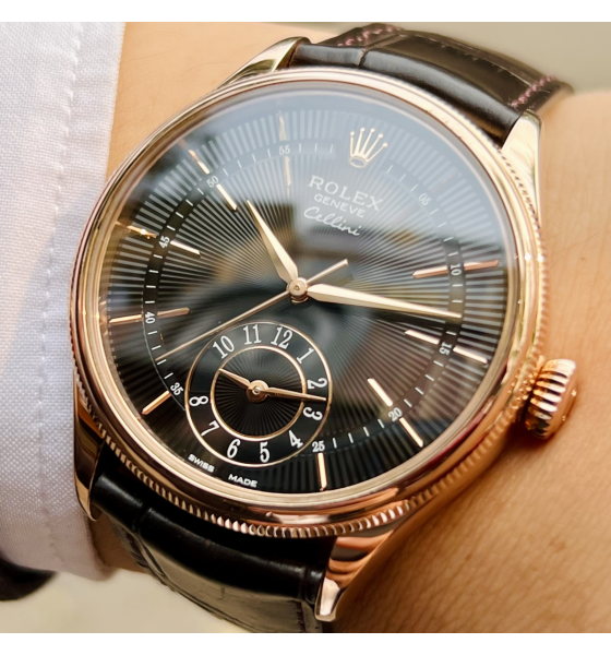 Đồng Hồ Rolex Cellini 50525-0010 Dual Time 39mm