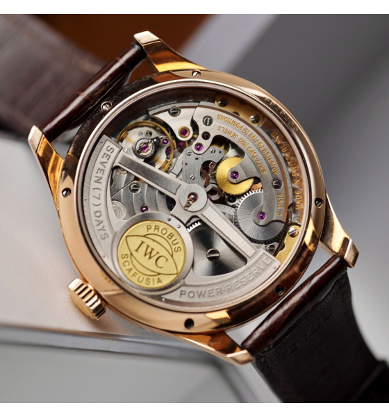 Đồng hồ IWC Portuguese Perpetual Calendar Black Dial Men's Watch IW503202