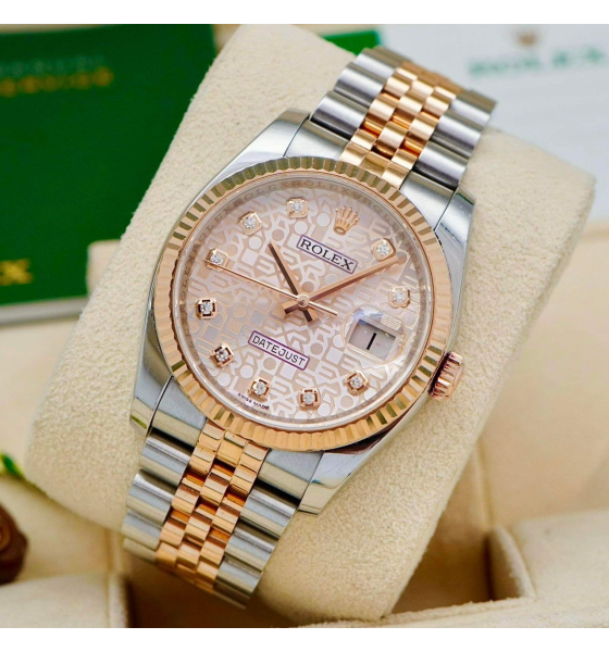 Đồng Hồ Rolex Datejust 36mm Silver Diamond Jubilee 116231