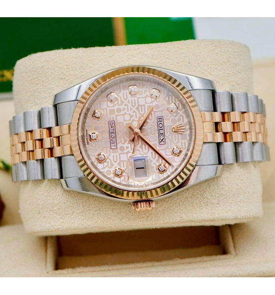 Đồng Hồ Rolex Datejust 36mm Silver Diamond Jubilee 116231