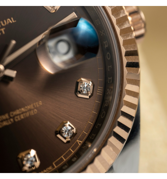 Đồng Hồ Rolex Datejust 41mm Steel & Everose Gold 126331-0004 Chocolate Dial