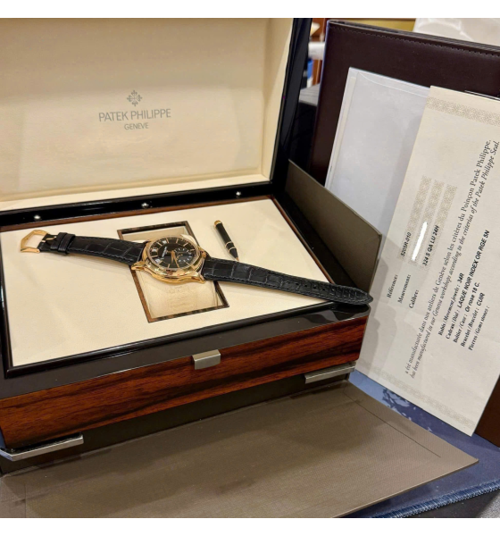 Patek Philippe Complications Annual Calender 5205R-010 Black Dial