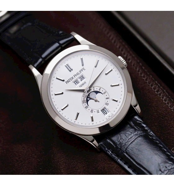 Patek Philippe Complications 5396G-011 Annual Calendar Moon Phases White Gold