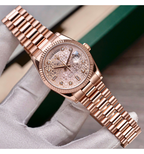 Rolex Day-Date 36mm 118235-0006 Pink Diamond Everose gold 