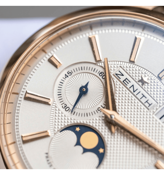Zenith Captain Moonphase 18K Rose Gold 40mm 18.2140.691/02.C498