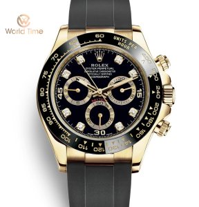 Rolex Daytona 116518LN 18K Ceramic Black Diamond Dial 